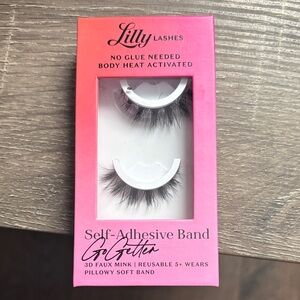 Lilly Lashes Pink Self-Adhesive Go Getter Faux Mink Lashes